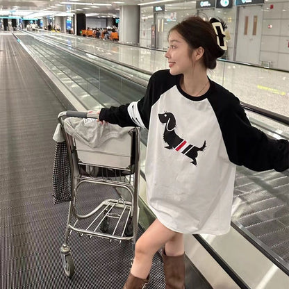 【Tops】ラグランスリーブＴシャツ    W13289