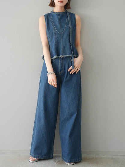 【Set】ファッションデニム2点セットT01695