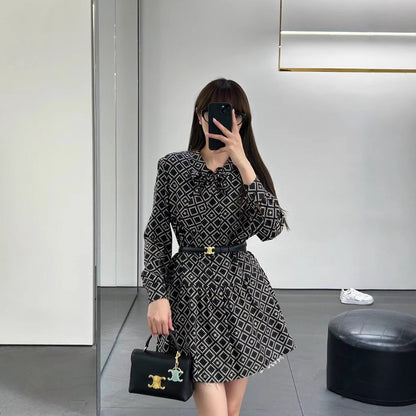 【Dress】プリントワンピース T01620