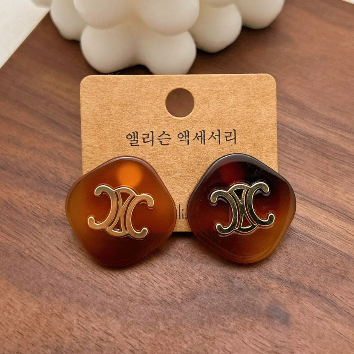 【雑貨】ヴィンテージモダンピアス T01723