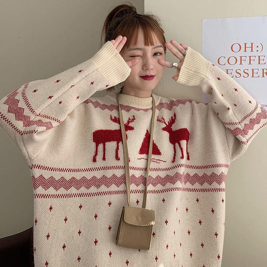 【Tops】クリスマスニットセーター　W14624