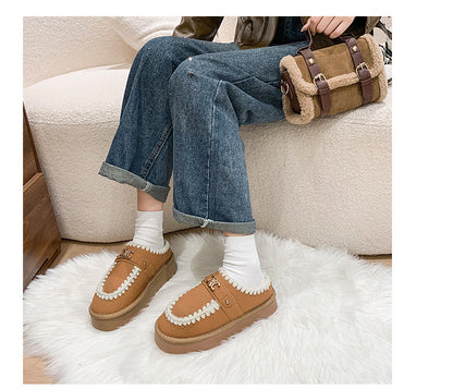 【Shoes】裏起毛厚手スリッパ 　　Ｗ14585
