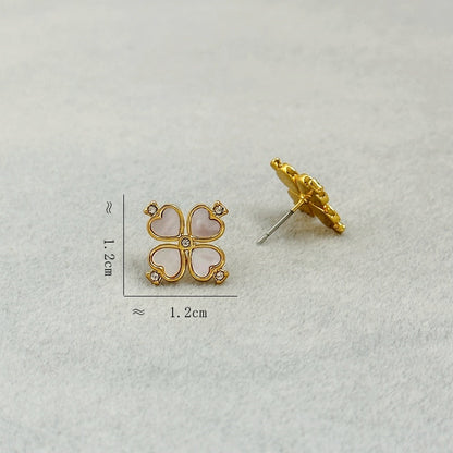【雑貨】ハート柄イヤリング T01566