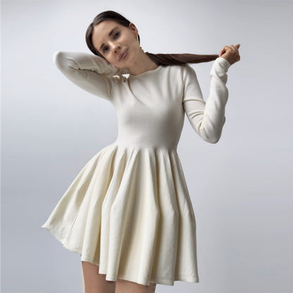 【Dress】可愛いニットワンピース　W13230