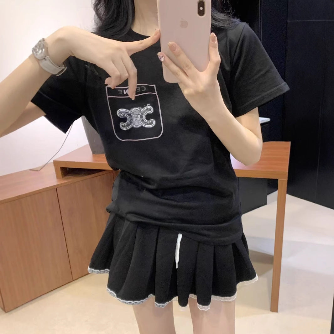 【Tops】ポケット付きTシャツ T01585