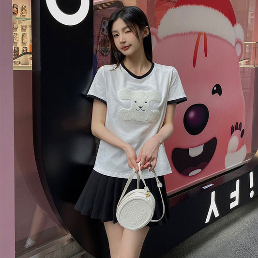 【Tops】可愛いTシャツ　Ｗ11949