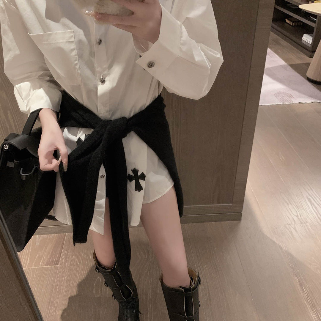 【Tops】高級感シャツ W14489