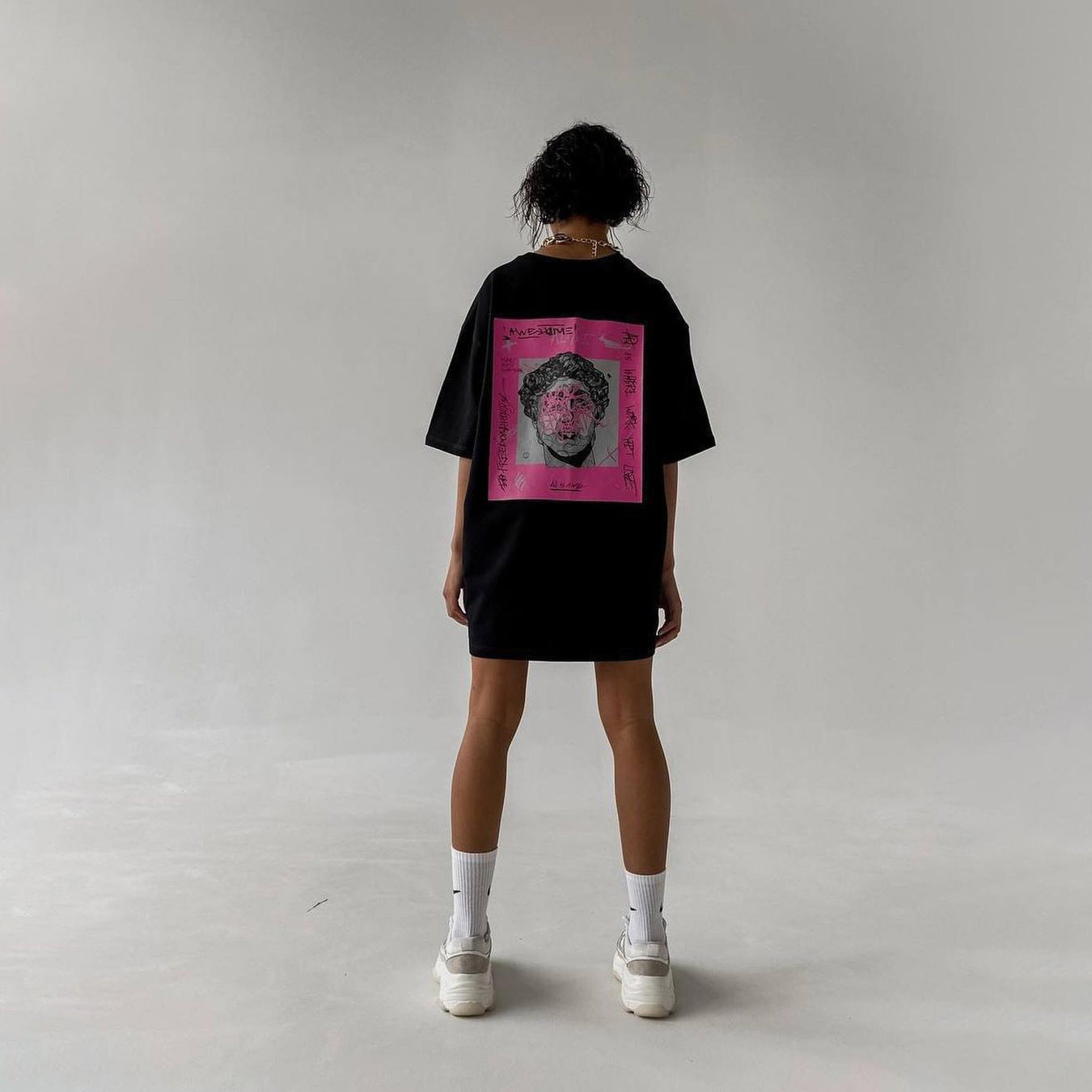 【Tops】プリントTシャツ T01347
