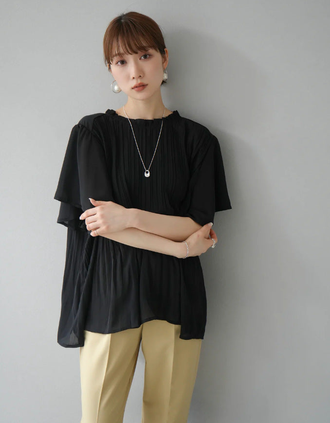 【Tops】夏ぴったり薄いTシャツ T01681