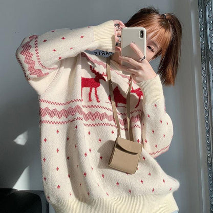 【Tops】クリスマスニットセーター　W14624