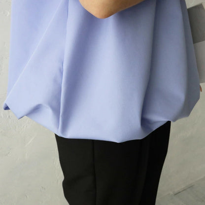 【Tops】フリル半袖シャツ T01693