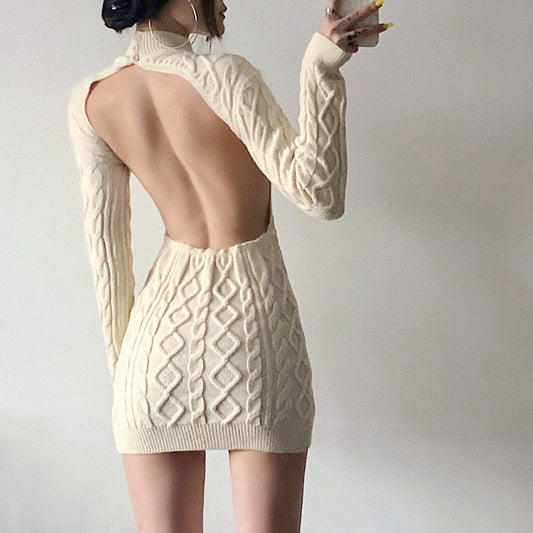 【Dress】フェミニン無地ワンピース　Z7879