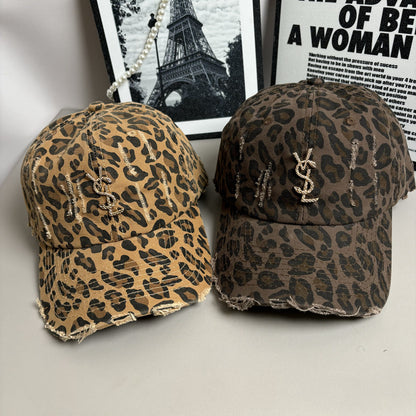【雑貨】ヒョウ柄ベースボールキャップ T01148