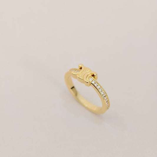 【雑貨】高級感ダイヤモンド指輪  T01243