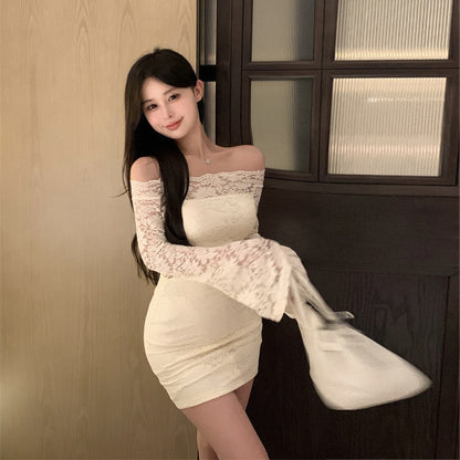 【Dress】レースワンピース2色　Z8154
