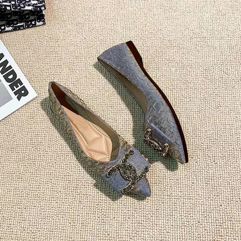 【Shoes】フレンチ人気フラットシューズ　Z7815