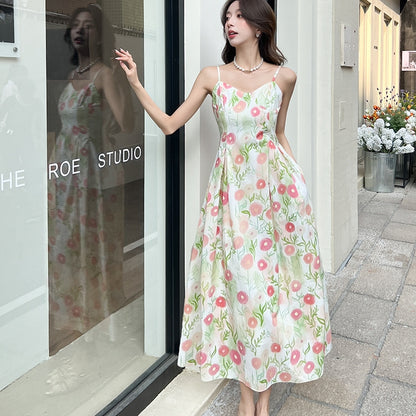 【Dress】花柄ワンピース T01611