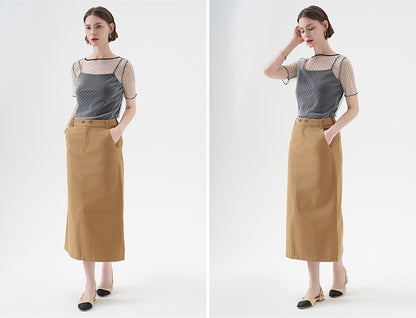 【Tops】メッシュTシャツアウターブラウス T01652