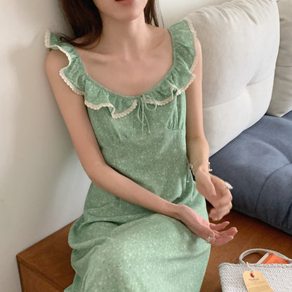 【Dress】小花柄シェイプアップワンピース T01812