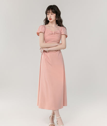 【Dress】夏ぴったり４色ワンピース T01610