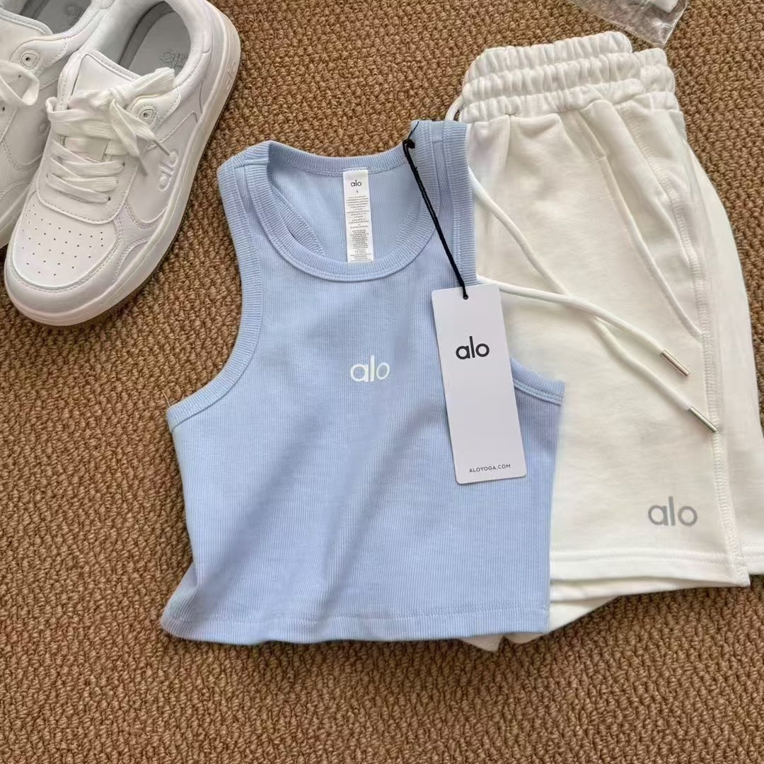 【Tops】春夏カラフルショートタンクトップ  T01541