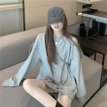 【Tops】ジッパーデザインプルオーバー　Ｗ13971
