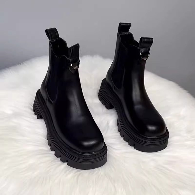 【Shoes】2色選択可エンジニアブーツ　W14241