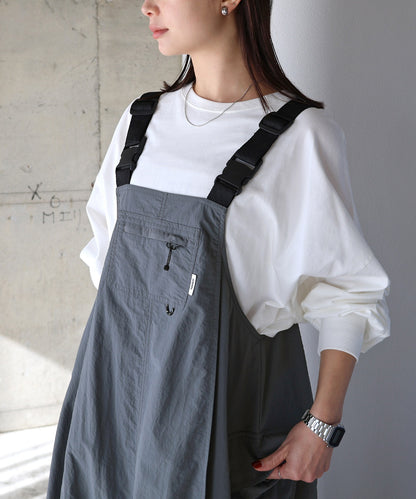 【Dress】デザイナーサスペンダードレス T01688