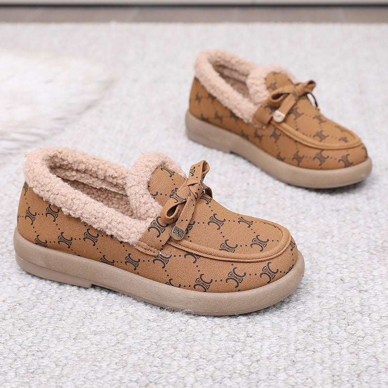 【Shoes】2色選択可フラットシューズ    W14197