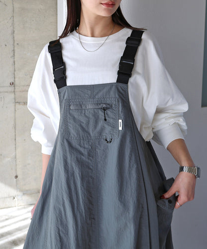 【Dress】デザイナーサスペンダードレス T01688