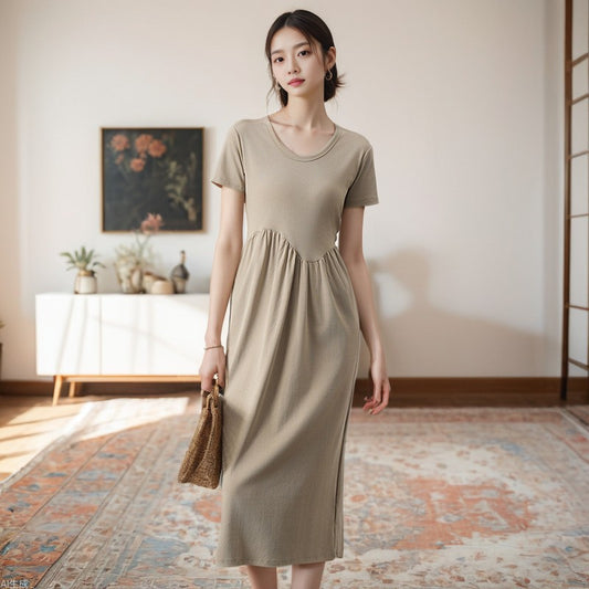 【Dress】サマーニットドレス T01650