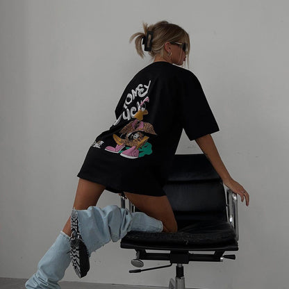 【Tops】プリントTシャツ T01346