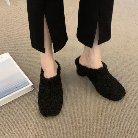【Shoes】ハイヒールファースリッパ　Z8339