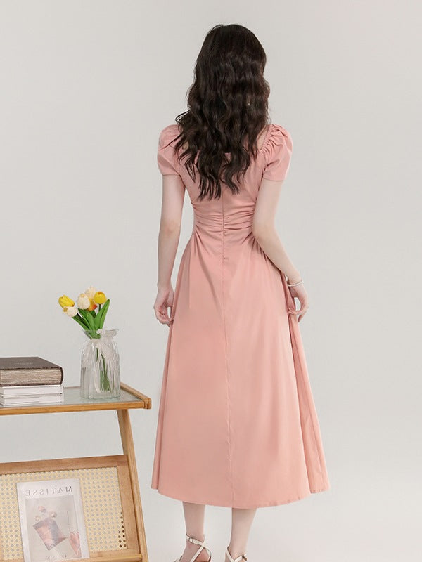 【Dress】夏ぴったり４色ワンピース T01610