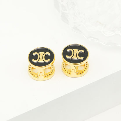 【雑貨】2色ピアス　Z7709
