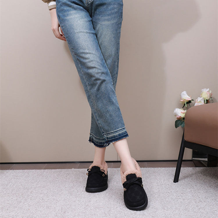 【Shoes】2色選択可フラットシューズ    W14197