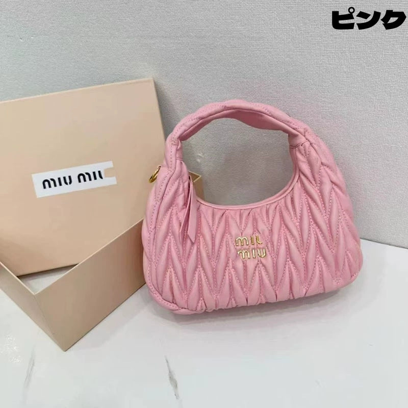 【雑貨】大流行！カラフルプリーツバッグ  T01805