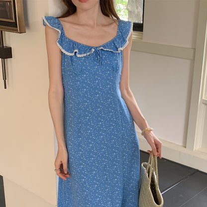 【Dress】小花柄シェイプアップワンピース T01812
