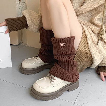 【雑貨】ニット長い靴下　W14498