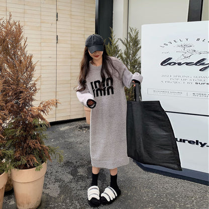 【Dress】厚手ラムウールワンピース　Z7959