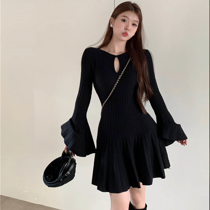 【Dress】ベルスリーブワンピース T01233