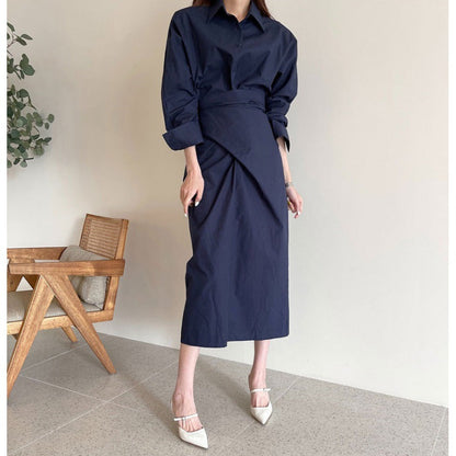 【Dress】新入荷～シャツワンピース　Ｗ10326