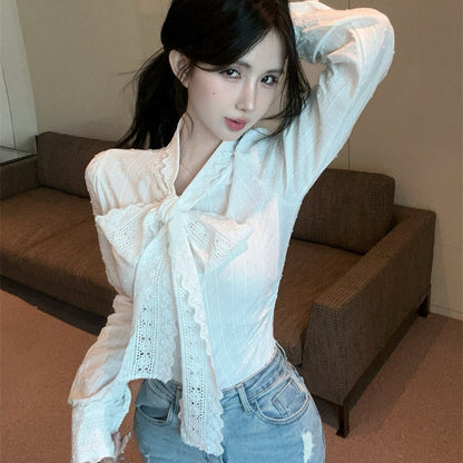 【Tops】レースブラウス T01406