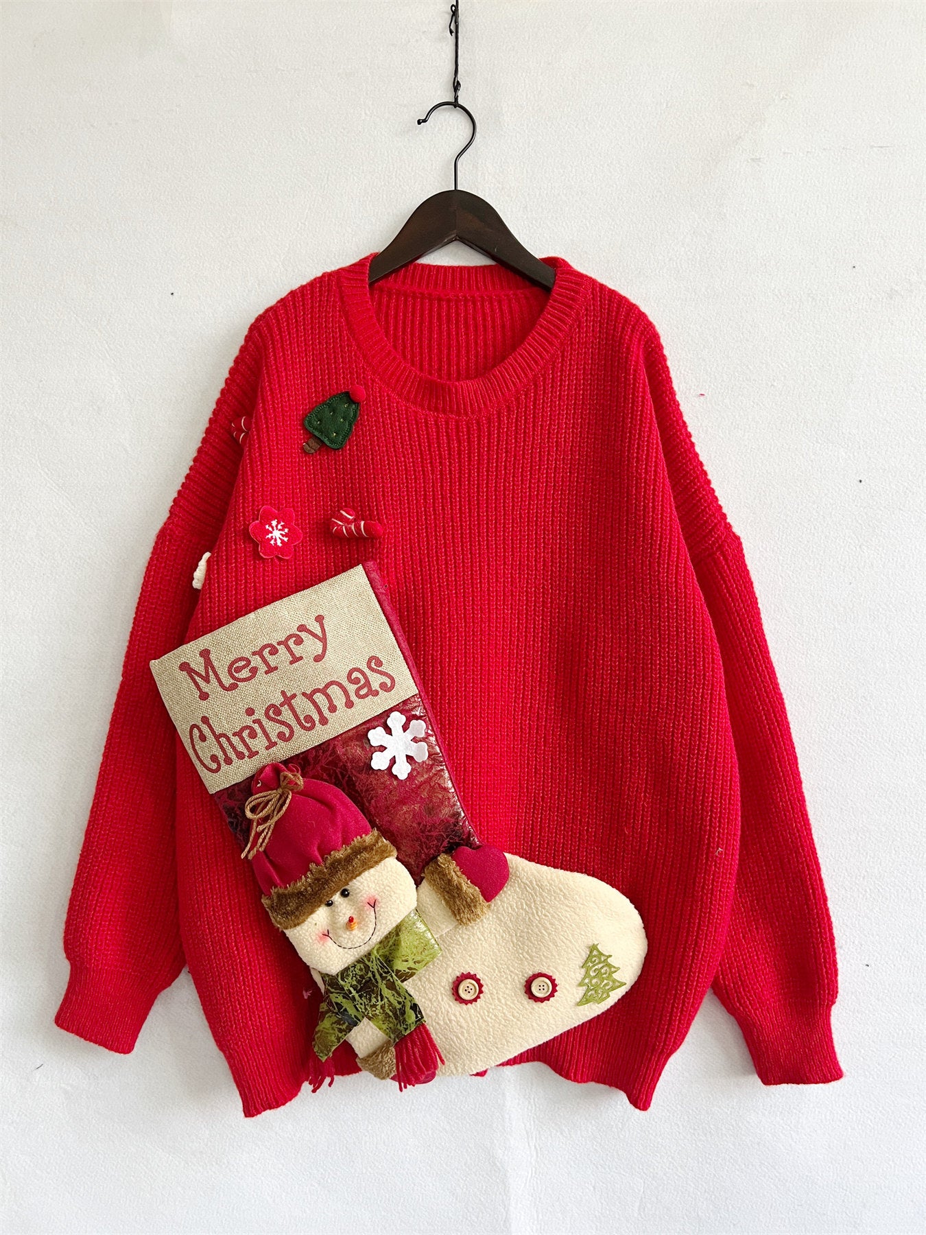 【Tops】クリスマスニットセーター　Ｗ14621