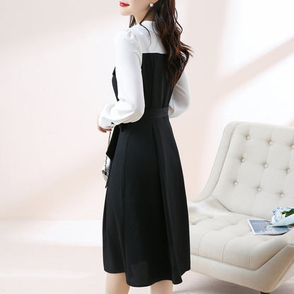 【Dress】新入荷～オフィス通勤シャツワンピース　Z-5983