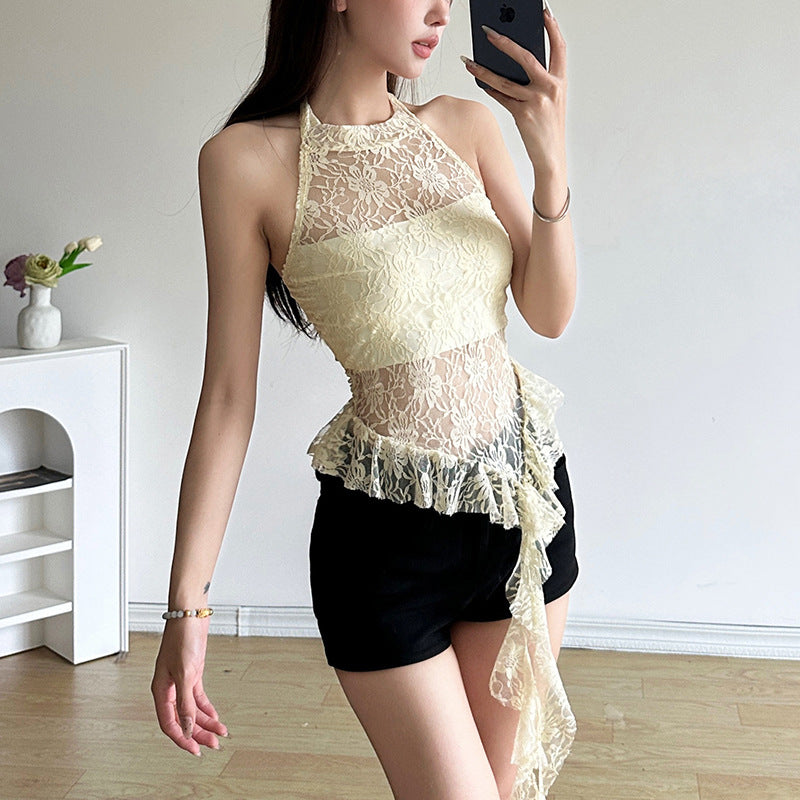 【Tops】新入荷～レースタンクトップ T01228
