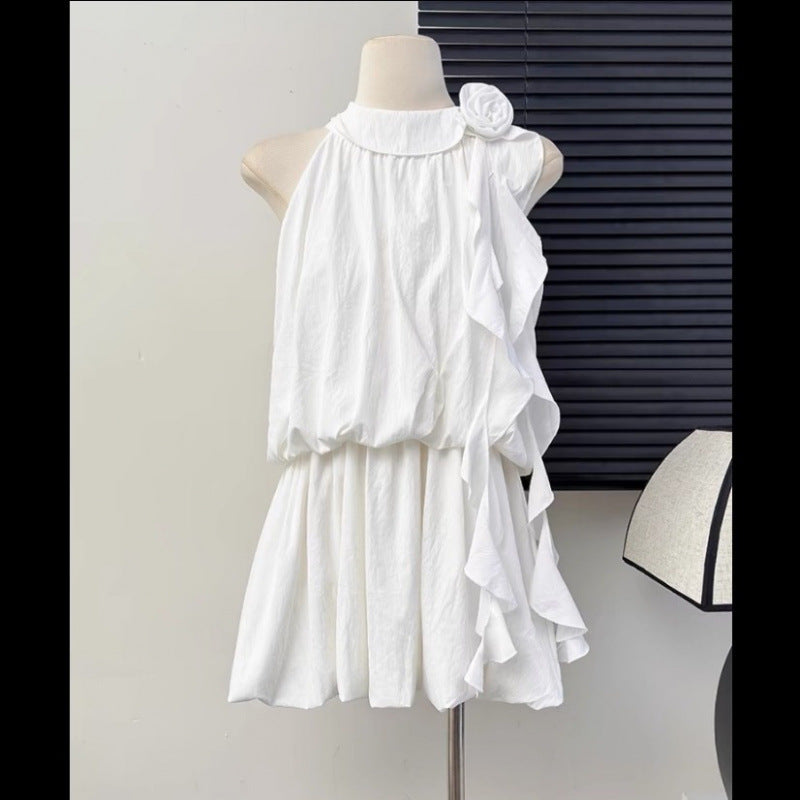 【Dress】フェイクツーウェイ ハイネックワンピース T01845