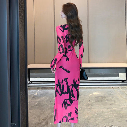【Dress】花柄ワンピース　Z8193