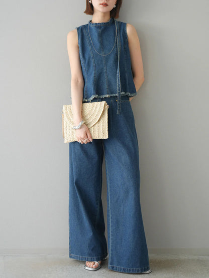 【Set】ファッションデニム2点セットT01695