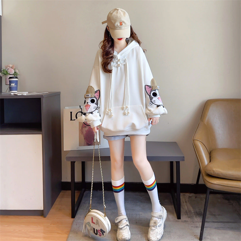 【Tops】キャラクター厚手フーディー　Z7642